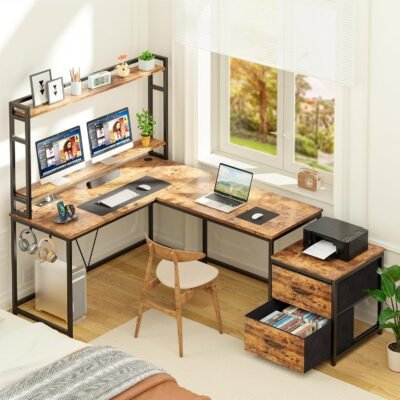 L-Shaped Computer Heavy Duty L-Shaped Computer Desk for Office Wholesale