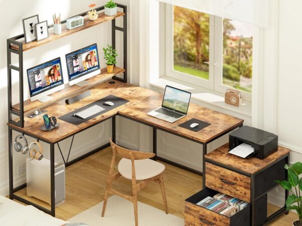 Heavy Duty L-Shaped Computer Desk for Office Wholesale